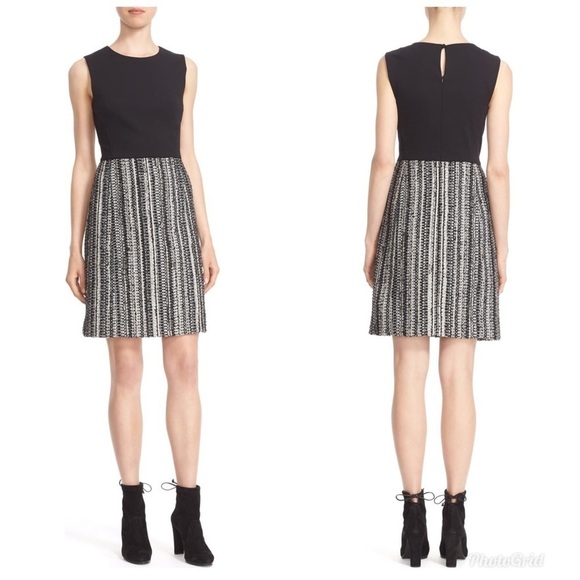 Milly Metallic Tweed A-Line Sleeveless Dress 0 - Picture 1 of 8